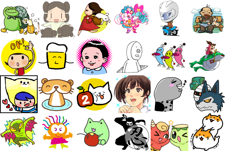 はてなブロガーさん作成のLINEスタンプ その3