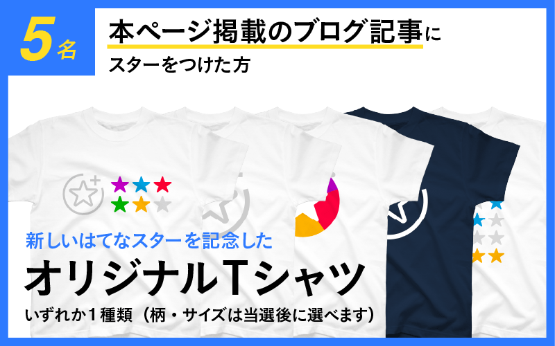 オリジナルTシャツを5名