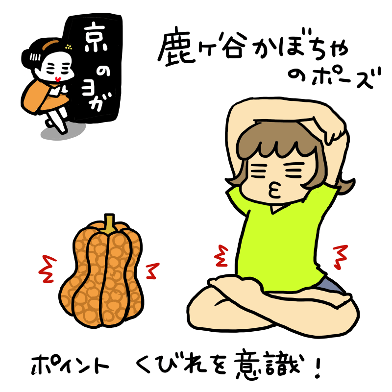 京のヨガ：鹿ヶ谷かぼちゃ