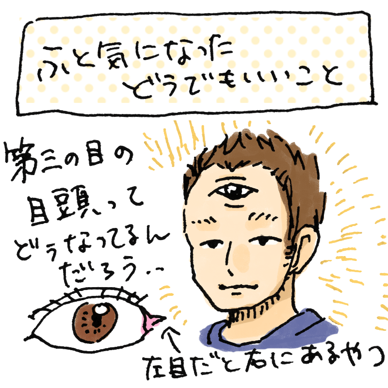 ふと気になったどうでもいいこと