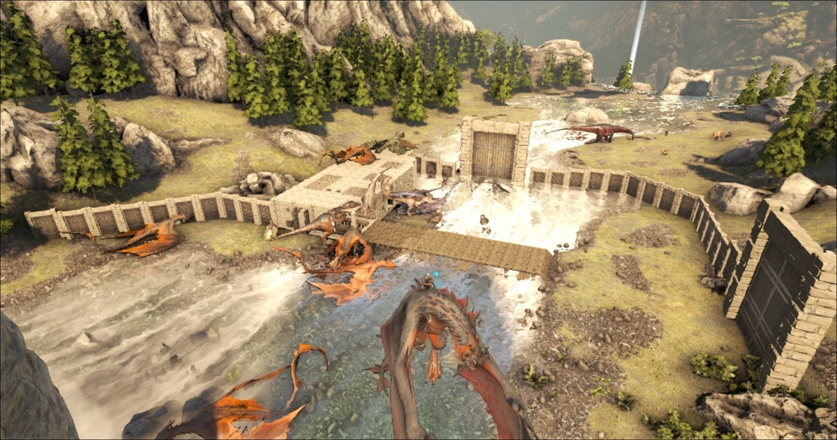 Ark Ragnarok カスタムark 8拠点とバルゲロに向けた生物の確保 暇なときに書く日記