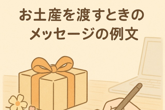 職場でお土産や差し入れを渡すときに添えたい一言メッセージ集 - 純情な毎日