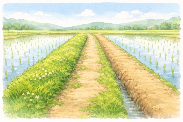 畦と畔の違いとは？意味・読み方・使い分けをわかりやすく解説 - わたしの知略