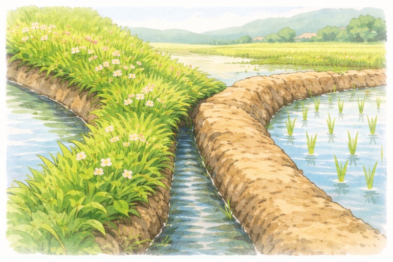 畦と畔の違いとは？意味・読み方・使い分けをわかりやすく解説 - わたしの知略