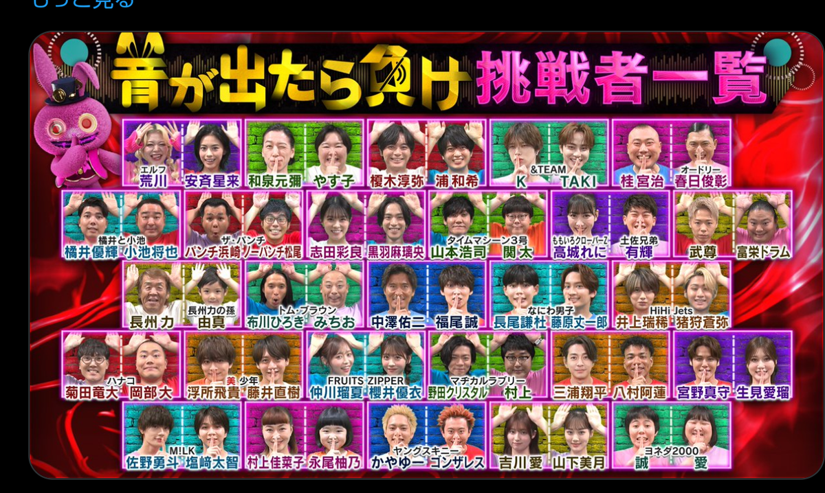 音が出たら負け ミュート