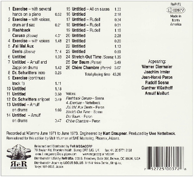 Faust -The Faust Tapes (Virgin, 1973) - 人生は野菜スープ～usamimi
