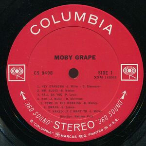 Moby Grape / 1st Album 国内流通仕様盤 Moby Grape - Moby Grape (Columbia, 1967) その1 - 人生は野菜