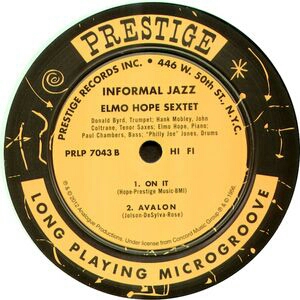 Elmo Hope Sextet - Informal Jazz (Prestige, 1956) - 人生は
