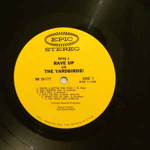 US.Org盤2LP】ヤードバーズ／ベック、クラプトン、ペイジ