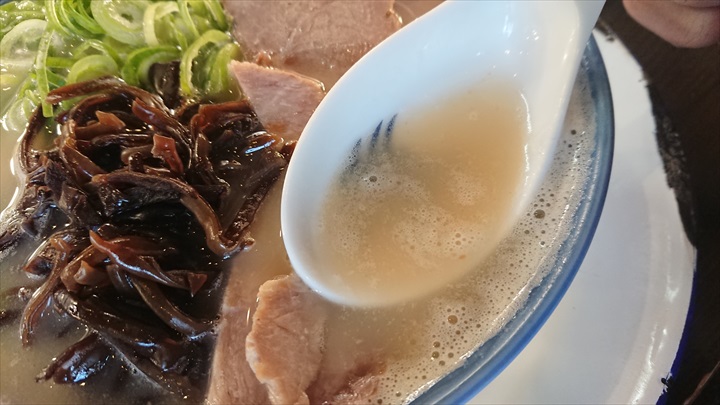 水天宮前　ラーメン　しばらく　スープ