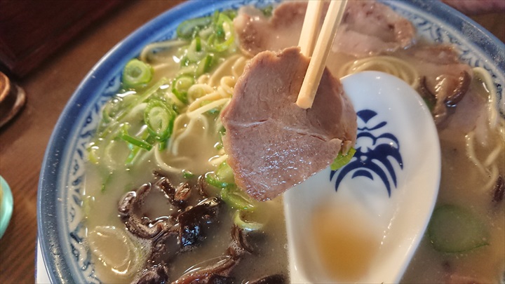 水天宮前　ラーメン　しばらく　チャーシュー