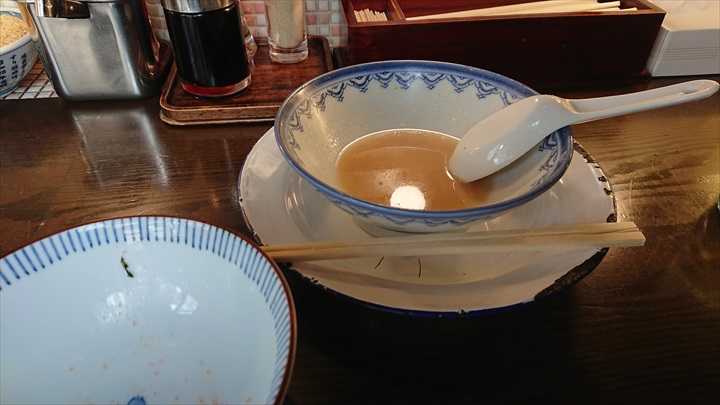 水天宮前　ラーメン　しばらく　完食