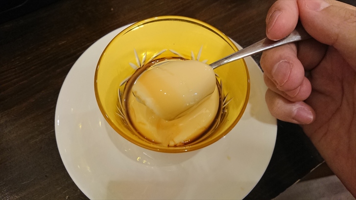 人形町　ラーメン　ばしらあ　プリン