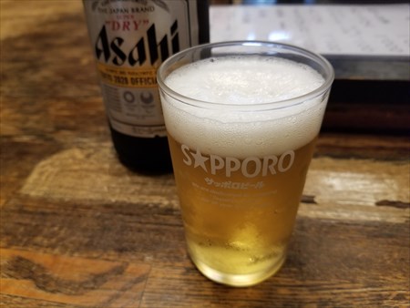 まずはビールから　－津田園本店－