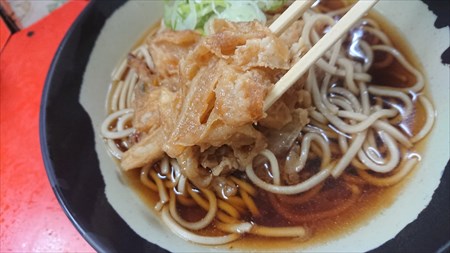 実食　『六文そば』　（人形町駅）