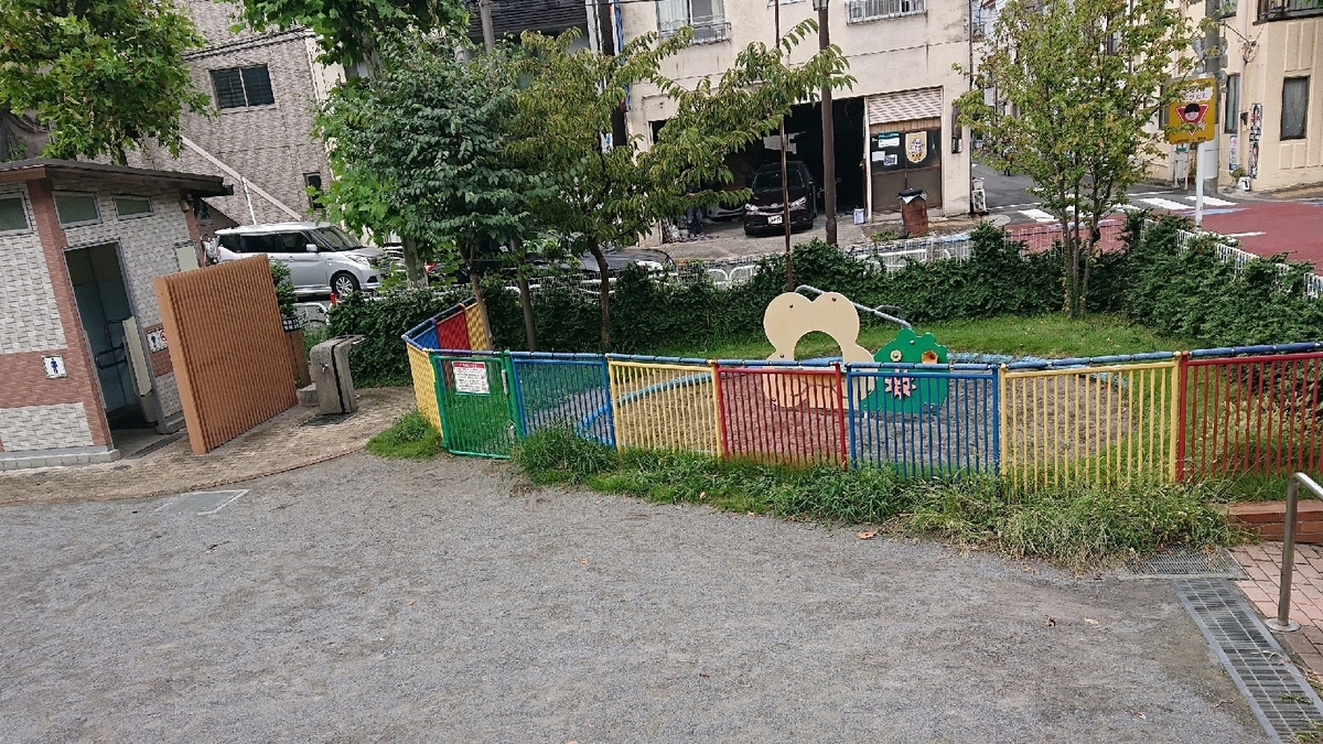 森下4丁目児童遊園の砂場