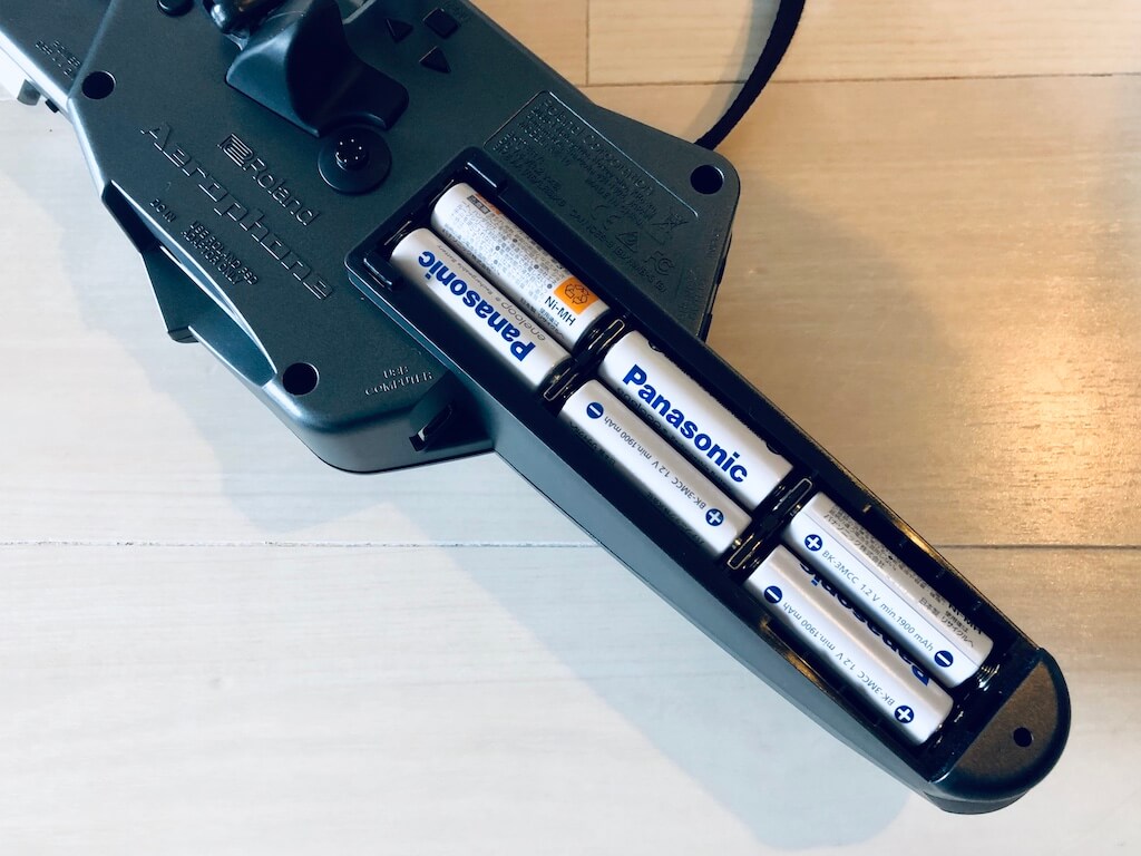 エアロフォン 電池