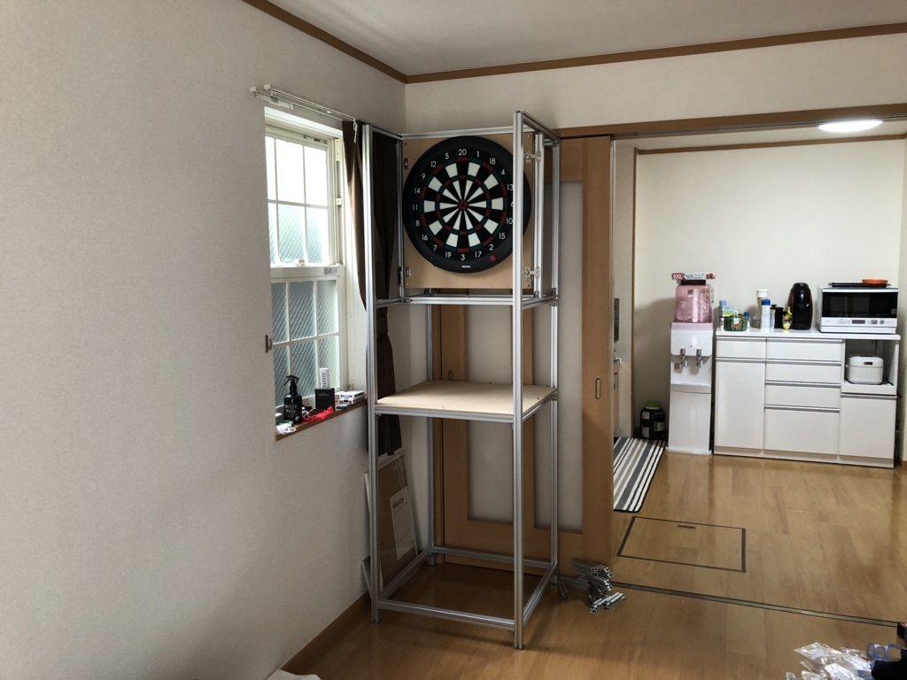 ダーツボードスタンド作成 ④ 完成!! - 貧乏ダーツァーのブログ