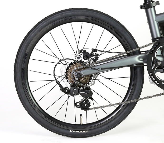 HARRY QUINN CHROMOLY 207V 解説│速さはママチャリ並 大きめ20インチ
