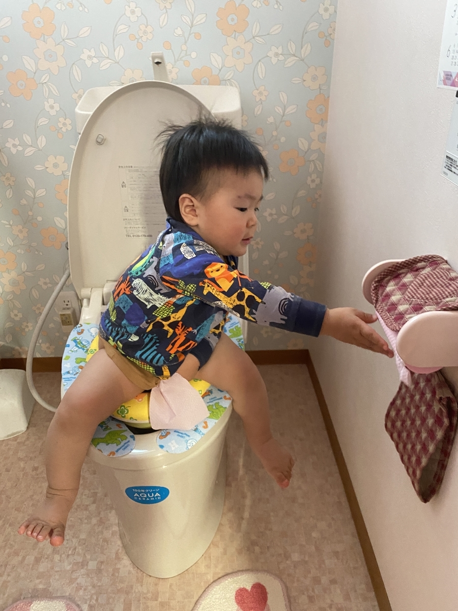 初めてのトイレ Riku Sora Haru Raike