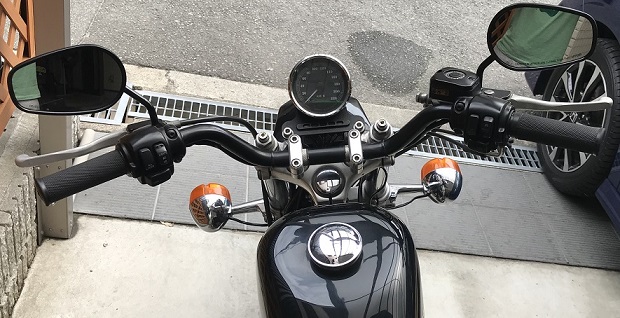 XL1200SとXL883Nのハンドル - '97スポーツスターのカスタムと再