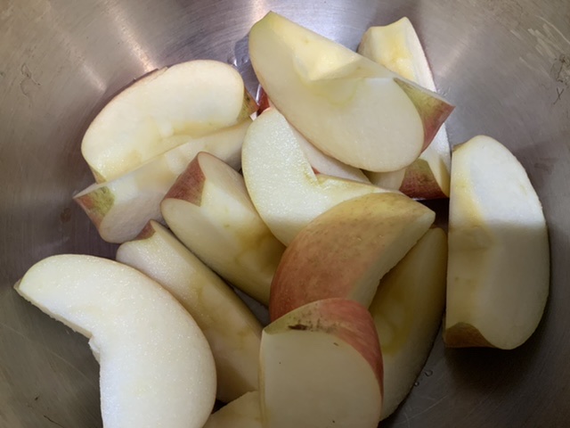 りんごのコンポート 砂糖煮 ズボラ流 自分に都合のいいお料理はじめました