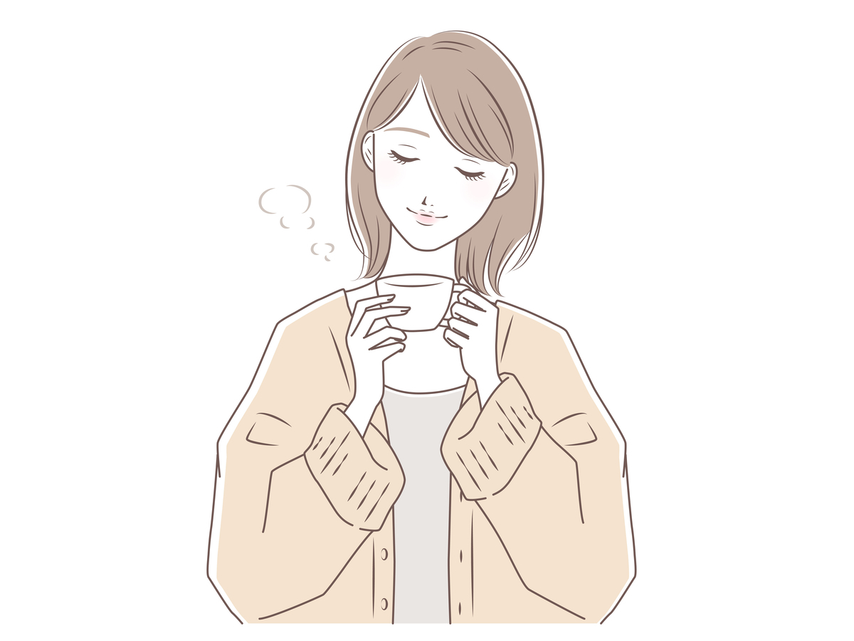 リラックスする女性