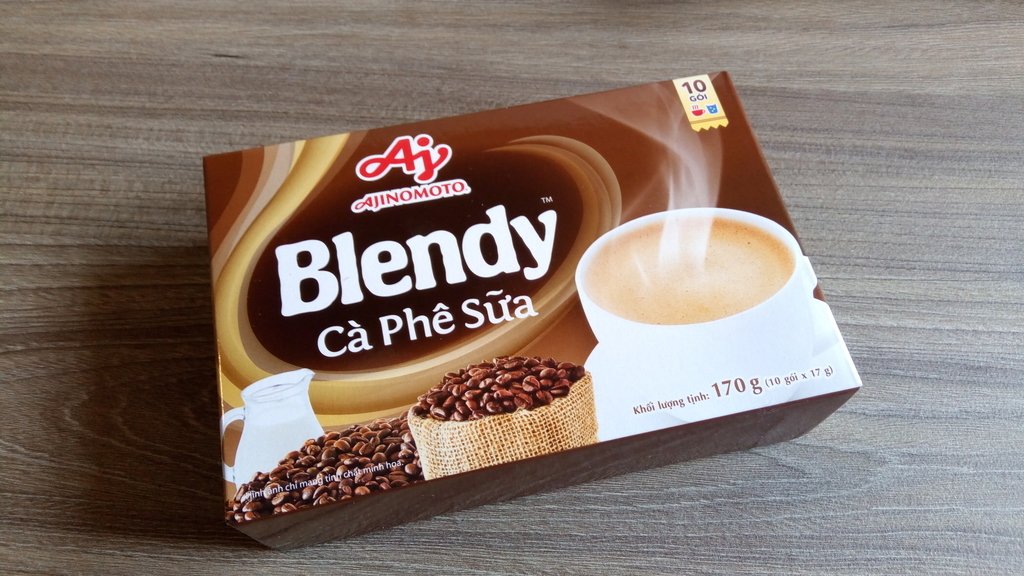 アジア嫌いにも受け入れられる ハノイで買えるお土産 Ajinomotoのコーヒー Blendy Ca Phe Sua どうなの 夫婦でベトナム 移住って