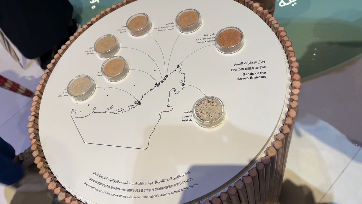 Desert sands across the UAE