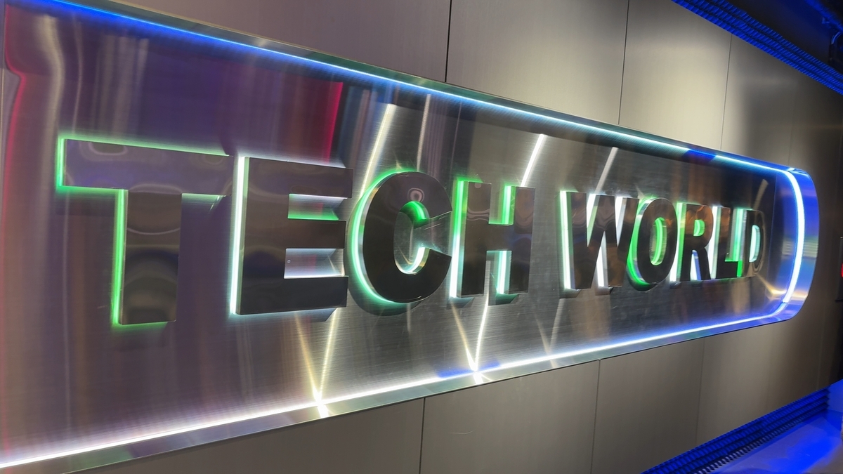Tech World signage