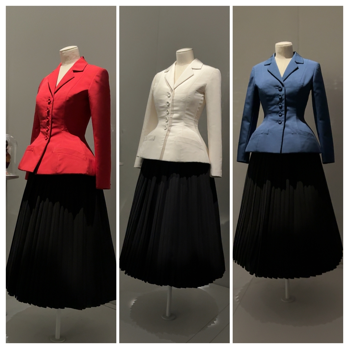 Clothing in the colors of the French flag