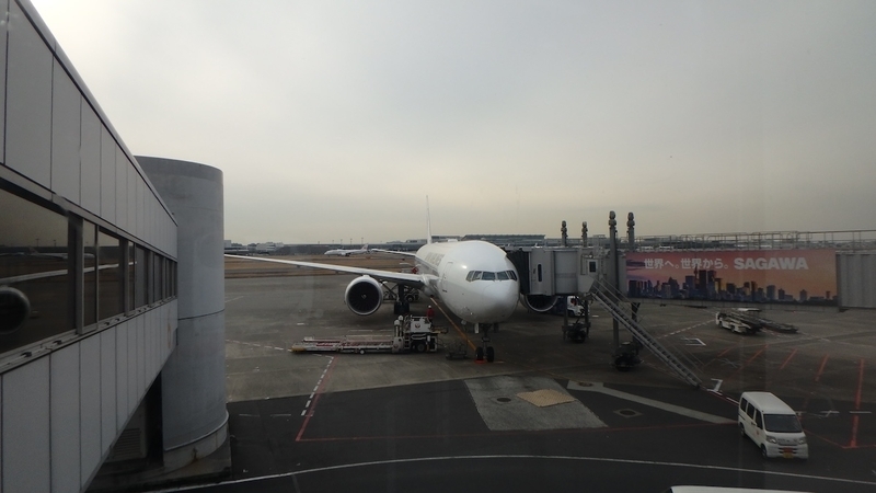写真は今回乗ったJAL323便のボーイング777 写真は今回乗ったJAL323便のボーイング777