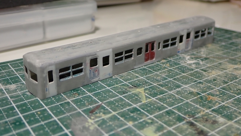 写真は関東鉄道キハ721の車体生地完成状況 写真は関東鉄道キハ721の車体生地完成状況
