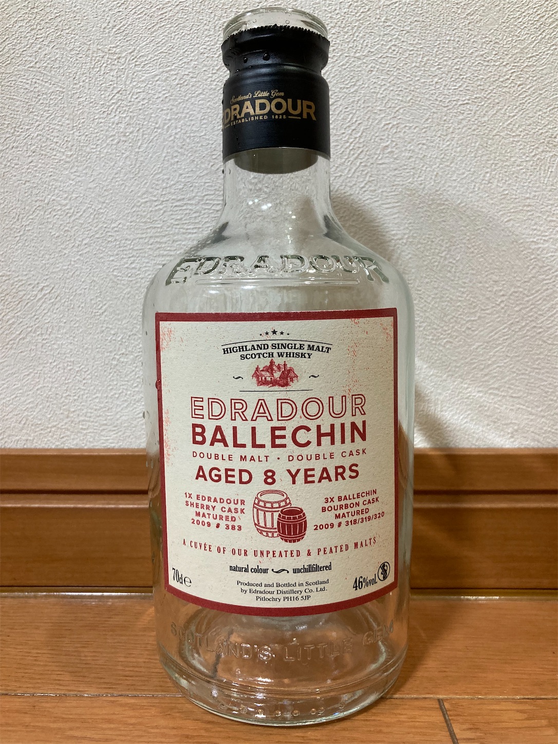 エドラダワー バレッヒェン8年 - ボトル一本飲みウイスキーレビュー