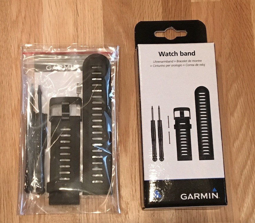 Garminシリコンバンド交換