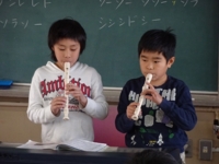 ３年生 音楽 リコーダーで 聖者の行進 を演奏 じんちゃん日記