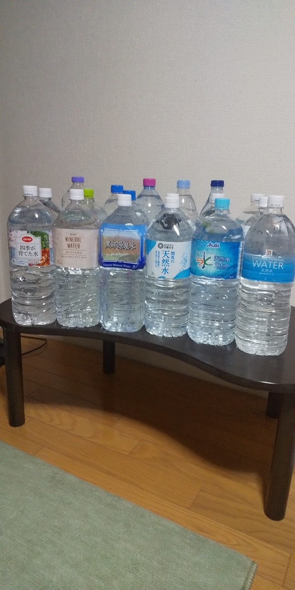 19種類の飲料水 ミネラルウォーター をレビューしてみる ヘイたくの日記