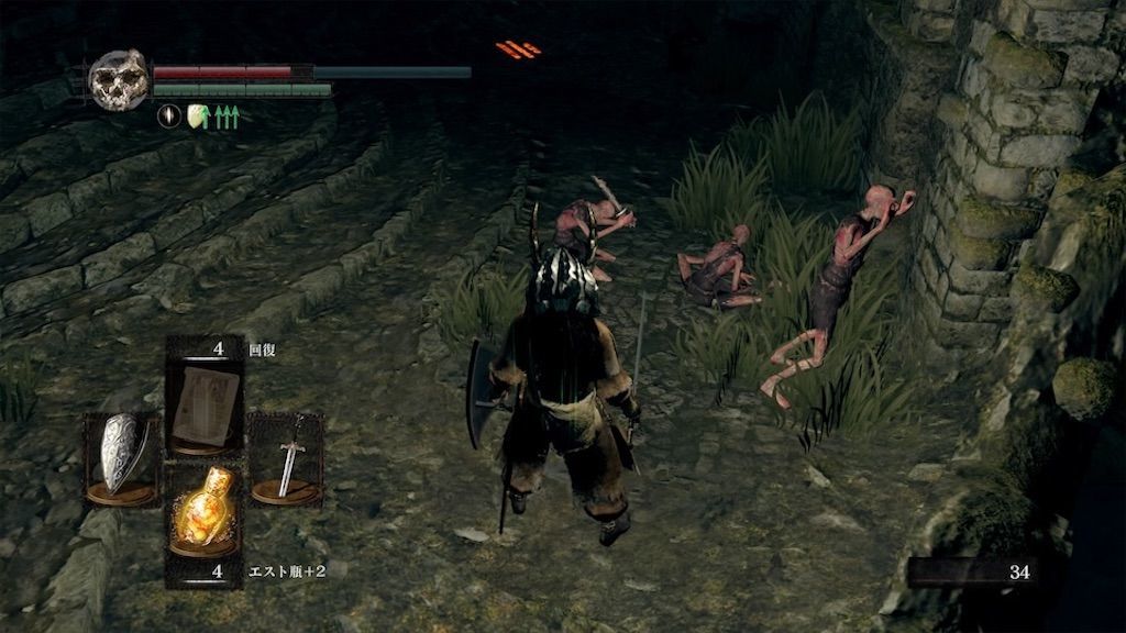 Darksouls Remastered プレイ日記 序盤途中 不死街最下層 シバログ Darksouls Remastered プレイ日記 序盤途中 不死街最下層 シバログ