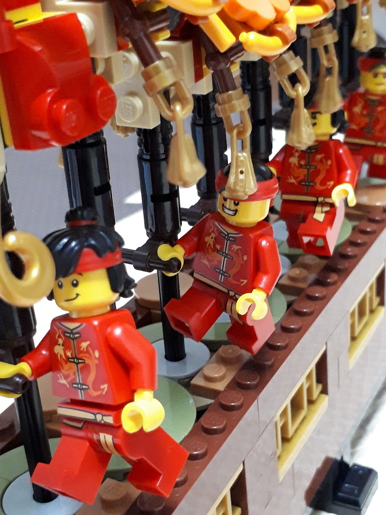 80102 レゴ アジアンフェスティバル 龍舞 開封レビュー - やっぱりLEGOが好き