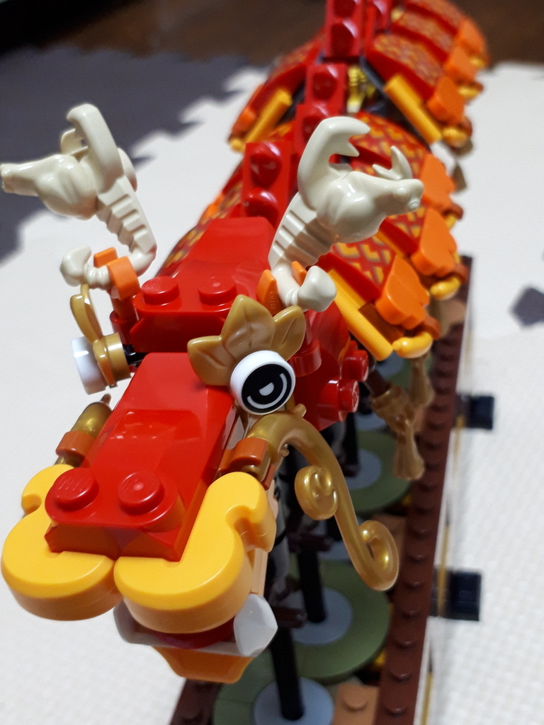80102 レゴ アジアンフェスティバル 龍舞 開封レビュー - やっぱりLEGOが好き