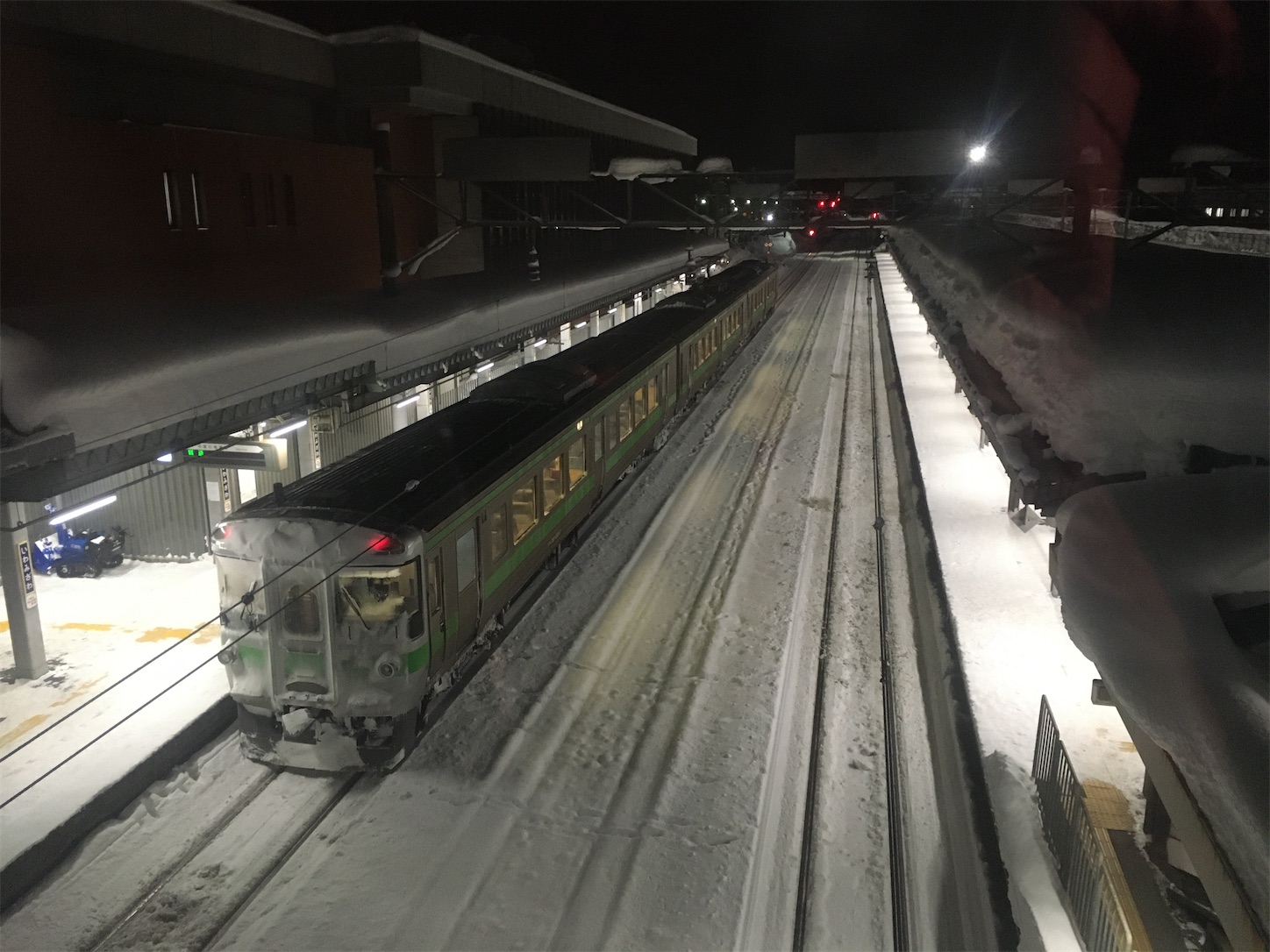 岩見沢駅にて、721系