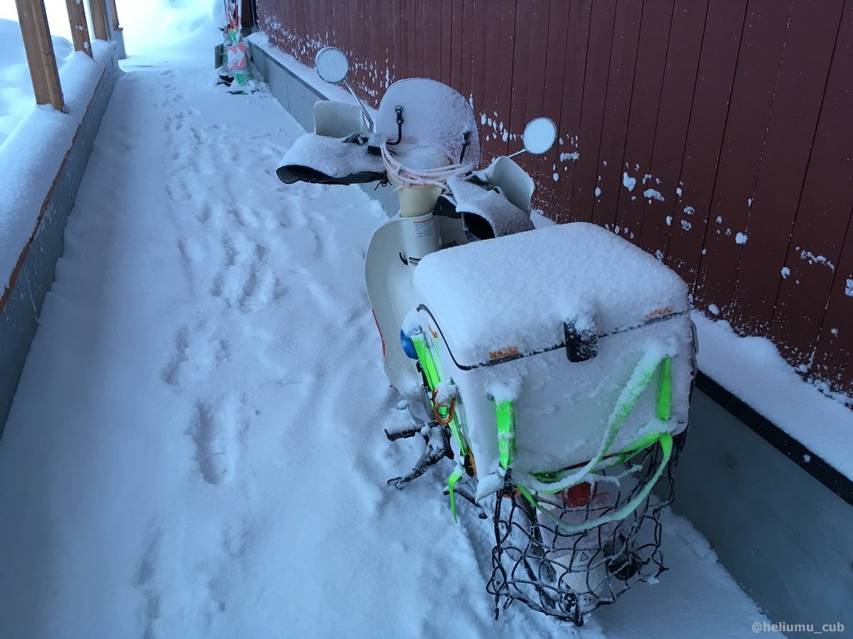 年越し宗谷岬 道の駅とうべつで大雪