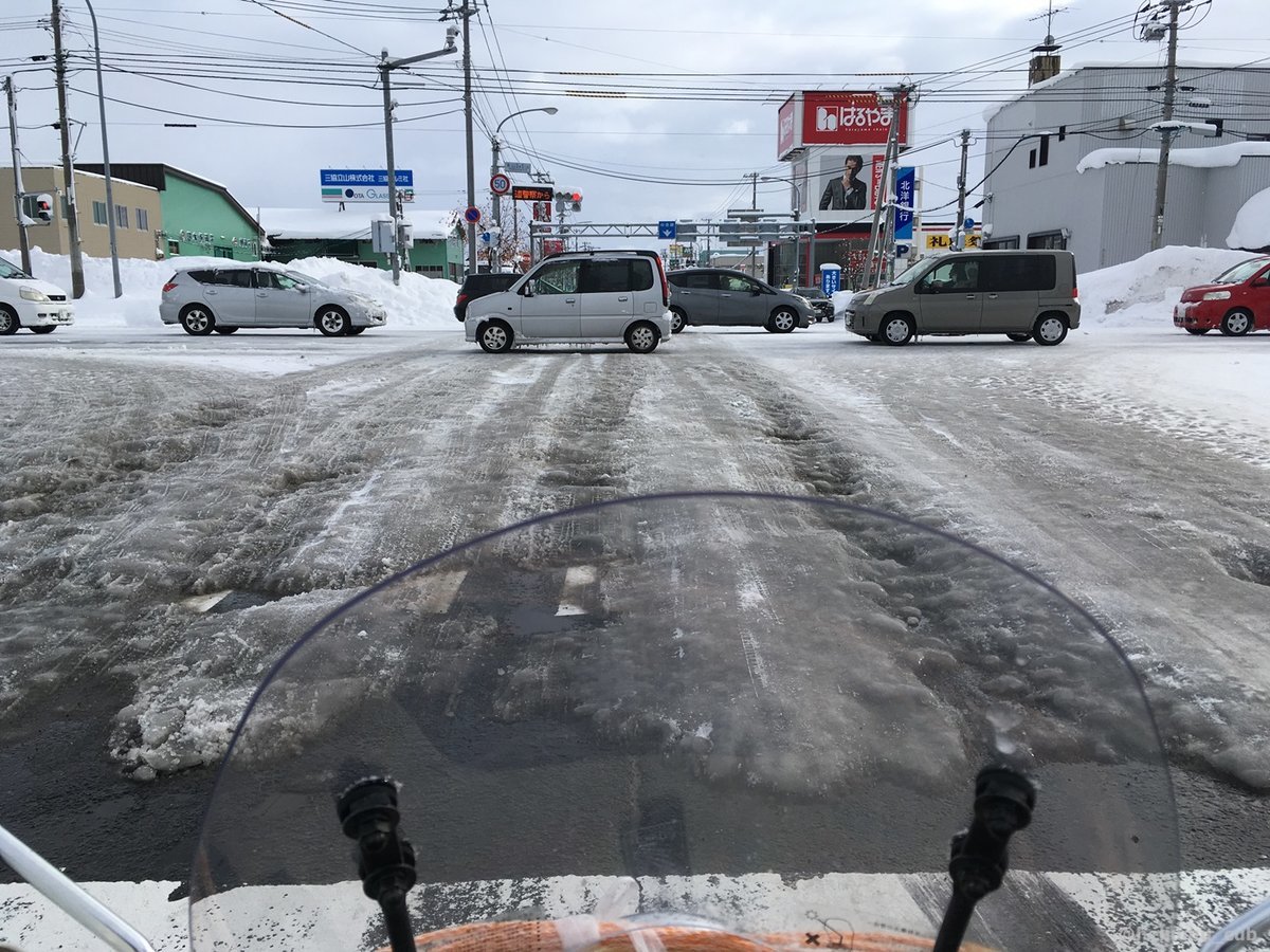 年越し宗谷岬 旭川のロードヒーター