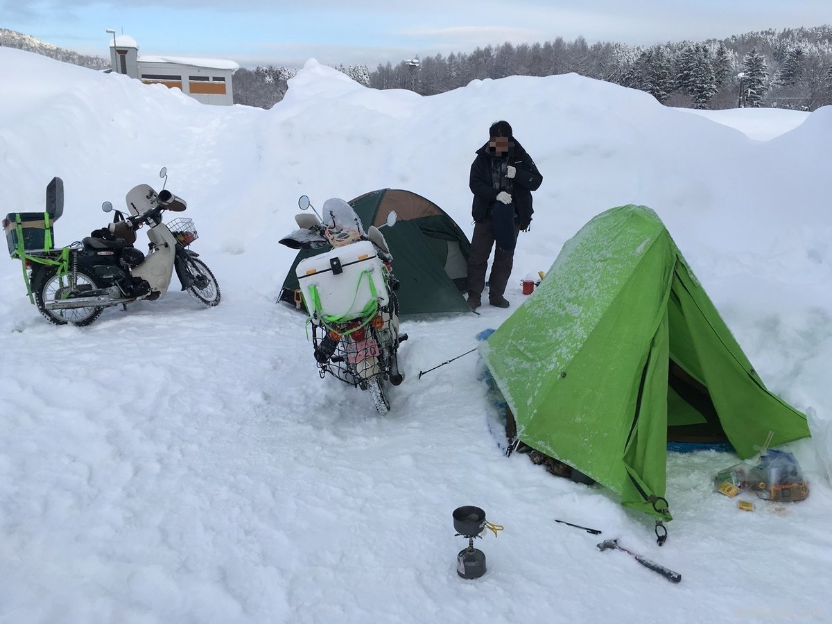 音威子府 冬キャンプ