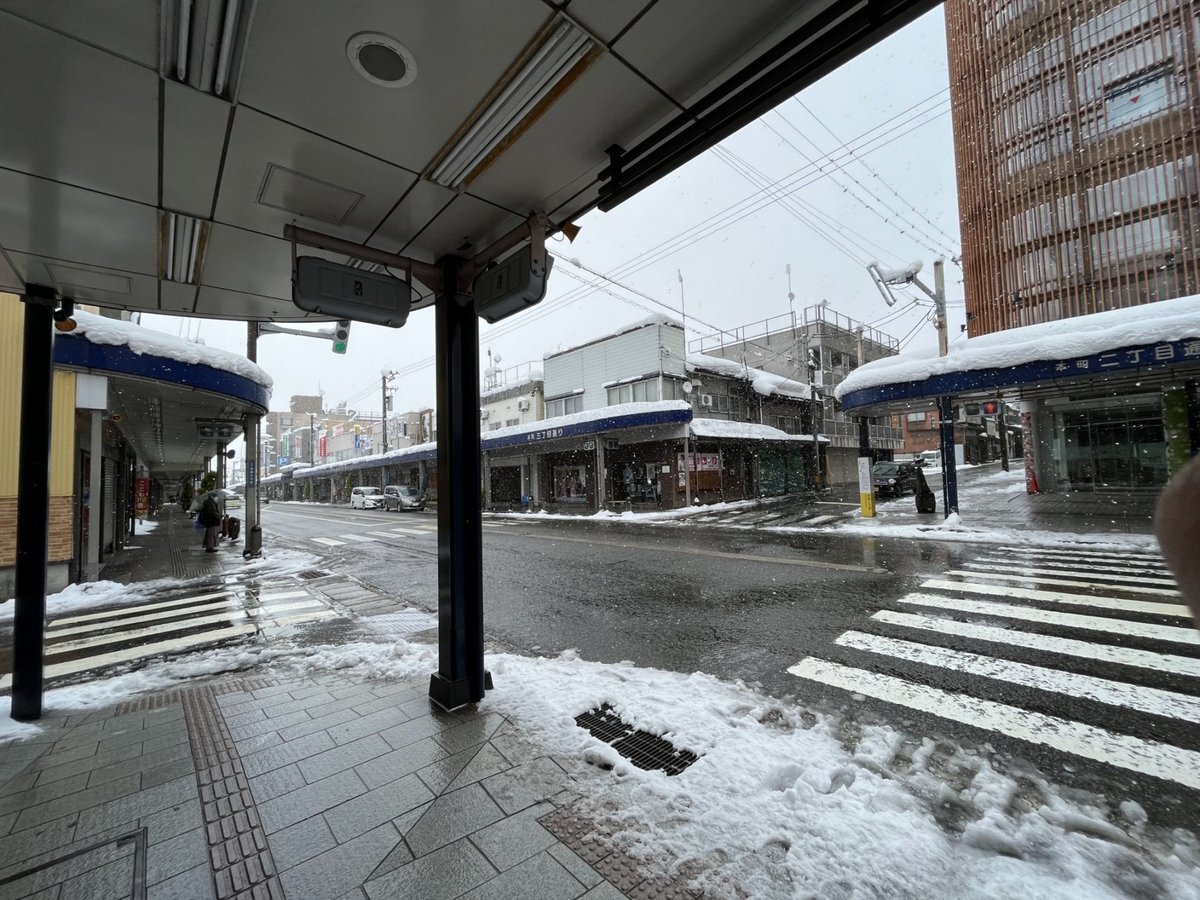 横型の歩行者信号機
