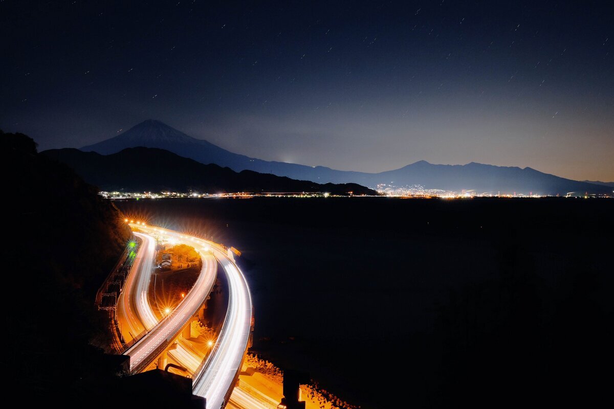 薩埵峠 富士山 夜景