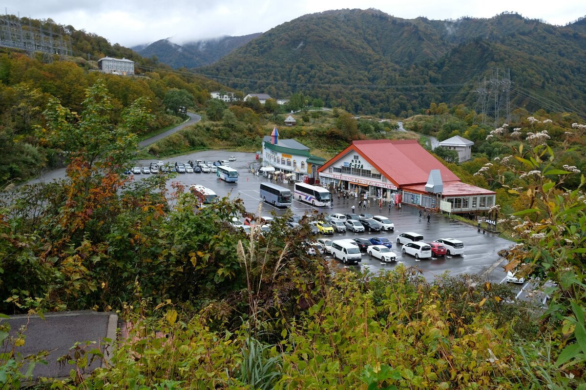 奥只見湖 駐車場