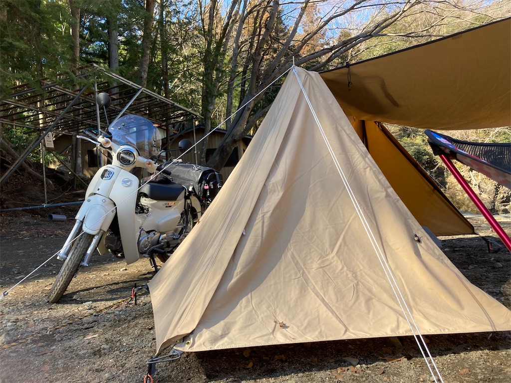 スーパーカブ110でキャンプに行こう！（その1：積載編） - 下総二輪日記