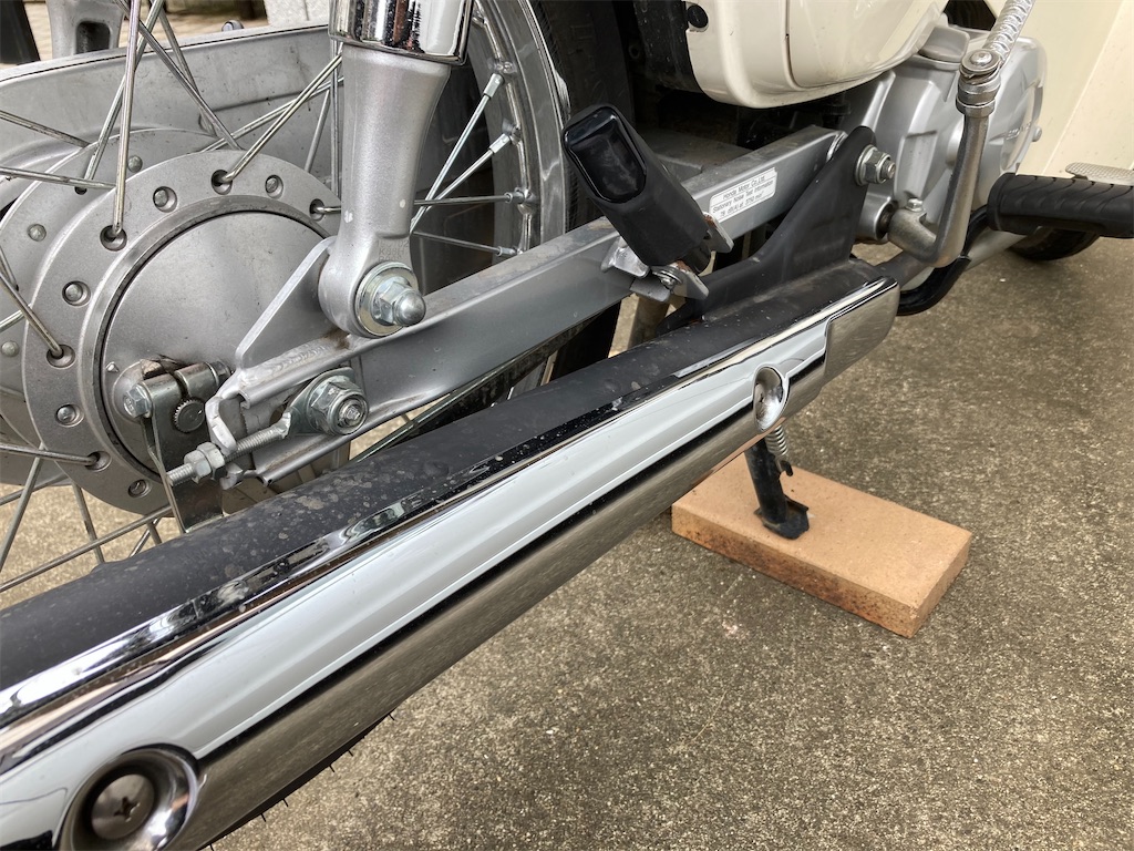 スーパーカブ110(JA44)のリアブレーキシューを交換してみた&純正