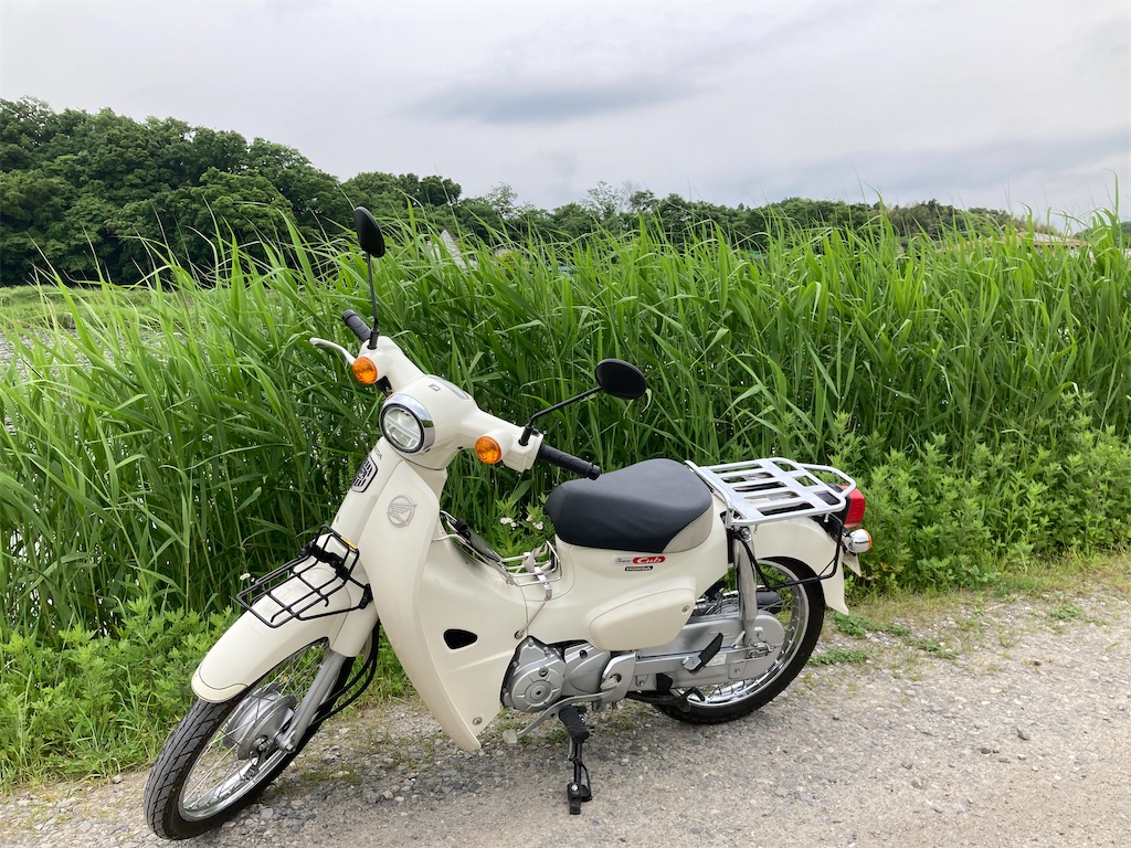 スーパーカブ110（JA44）のフロントタイヤをD107に交換してみた